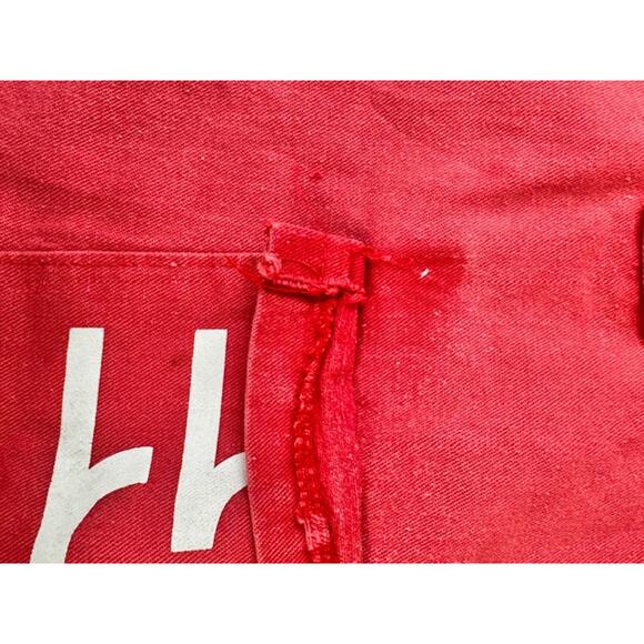 Vintage Esprit Canvas Tote Bag-Red - Picture 11 of 16